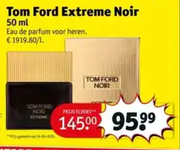 Kruidvat Tom ford extreme noir aanbieding