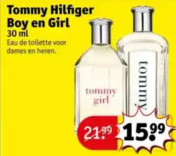 Kruidvat Tommy hilfiger boy en girl aanbieding