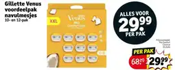 Kruidvat Gillette venus voordeelpak navulmesjes aanbieding