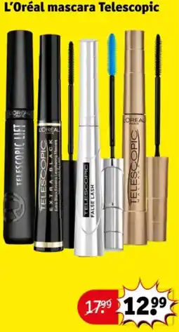 Kruidvat L'oréal mascara telescopic aanbieding