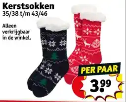Kruidvat Kerstsokken aanbieding