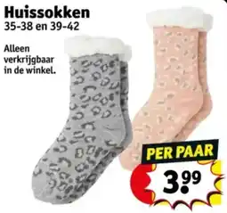Kruidvat Huissokken aanbieding