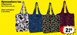 Kruidvat Opvouwbare tas aanbieding