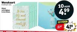 Kruidvat Wenskaart aanbieding