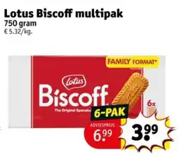 Kruidvat Lotus Biscoff multipak aanbieding