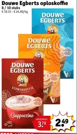 Kruidvat Douwe Egberts oploskoffie aanbieding