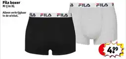 Kruidvat Fila boxer aanbieding