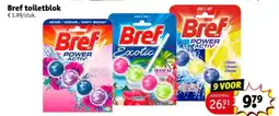 Kruidvat Bref toiletblok aanbieding