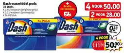 Kruidvat Dash wasmiddel pods aanbieding