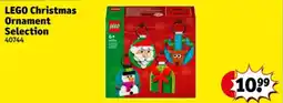 Kruidvat LEGO Christmas Ornament Selection aanbieding