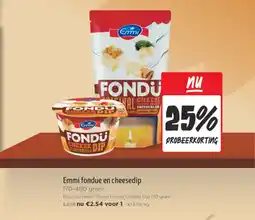 Jumbo Emmi fondue en cheesedip aanbieding