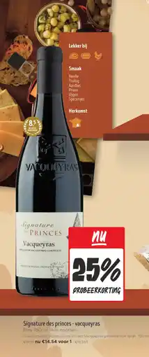 Jumbo Signature des princes vacqueyras aanbieding