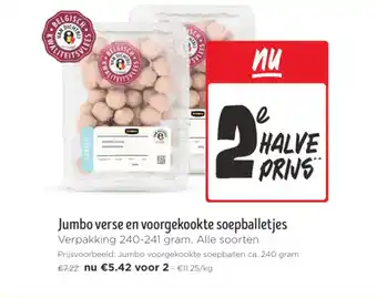 Jumbo Jumbo verse en voorgekookte soepballetjes aanbieding