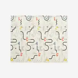 Decathlon Opvouwbare en omkeerbare mat voor kleutergym aanbieding