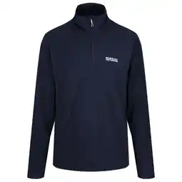 Decathlon Geweldig voor Buiten Heren Thompson Half Zip Fleece Sweater (Navy) aanbieding
