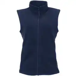Decathlon Regatta Dames Micro Fleece Bodywarmer / Gilet (Navy) aanbieding