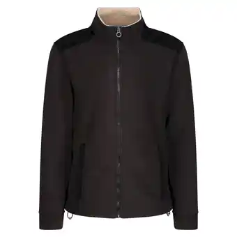 Decathlon Heren fleecevest met volledige rits (Zwart) aanbieding