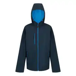 Decathlon Heren 2laags softshell jas (Marine / Frans Blauw) aanbieding