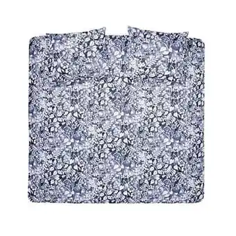 Leen Bakker Cinderella dekbedovertrek Castle garden - indigo - 240x200/220 cm - Leen Bakker aanbieding