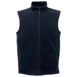 Decathlon Regatta Heren Micro Fleece Bodywarmer / Gilet (Navy) aanbieding