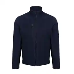 Decathlon Heren Fleece gerecycled jack (Marine) aanbieding