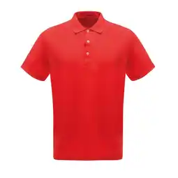 Decathlon Professioneel Heren Klassiek 65/35 Poloshirt met korte mouwen (Klassiek rood) aanbieding