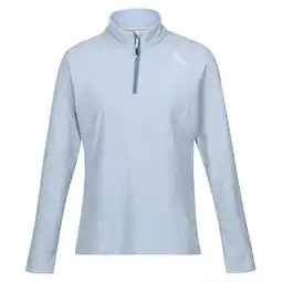 Decathlon Geweldige Outdoor Dames Montes Half Zip Fleece Top (Koronet Blauw) aanbieding
