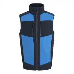 Decathlon Softshell bodywarmer met kleurblok voor heren (Sterk Blauw/Navy) aanbieding