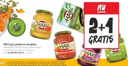 Jumbo HAK in pot, pakken en stazakken aanbieding
