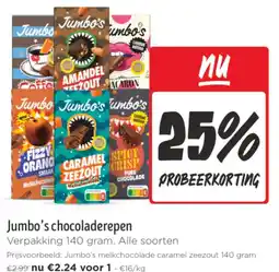Jumbo Jumbo's chocoladerepen aanbieding