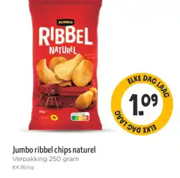 Jumbo Jumbo ribbel chips naturel aanbieding