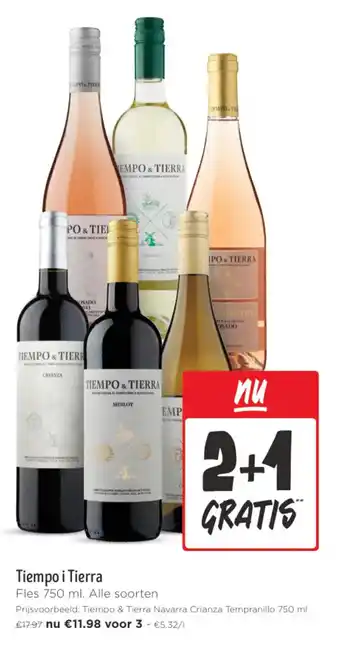 Jumbo Tiempo i Tierra aanbieding