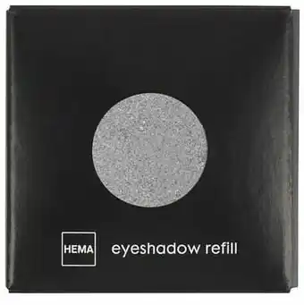 HEMA HEMA Navulling Oogschaduw Satin Zilver (zilver) aanbieding