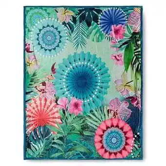 Leen Bakker Hip plaid Fiorenza - veelkleurig - 130x160 cm - Leen Bakker aanbieding