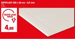 Hubo Gipsplaat aanbieding