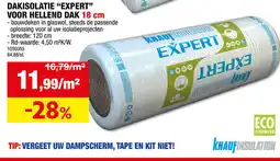 Hubo Dakisolatie expert voor hellend dak aanbieding