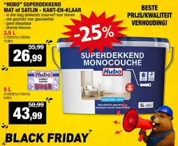 Hubo HUBO SUPERDEKKEND MAT of SATIJN - KANT-EN-KLAAR aanbieding