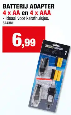 Hubo Batterij adapter 4 x AA en 4 x AAA aanbieding
