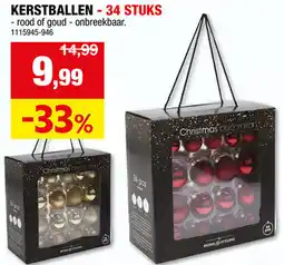 Hubo Kerstballen aanbieding