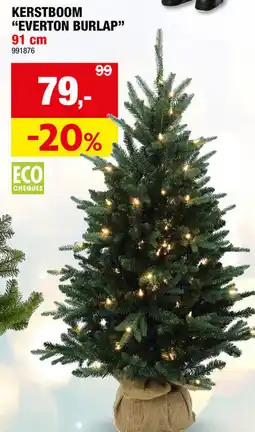 Hubo Kerstboom everton burlap aanbieding