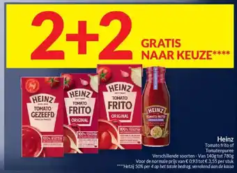Intermarché Heinz Tomato frito of Tomatenpuree aanbieding