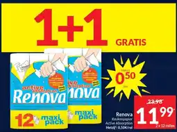 Intermarché Renova Keukenpapier Active Absorption aanbieding