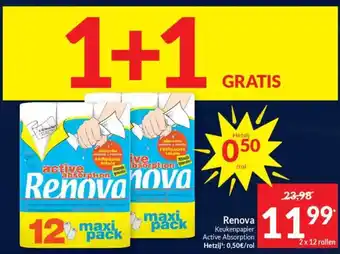 Renova Keukenpapier Active Absorption