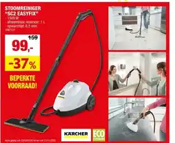 Hubo Karcher SC2 EasyFix stoomreiniger aanbieding