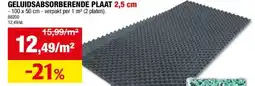Hubo Geluidsisolatie 100x50x2,5 cm R0,7 1m² aanbieding