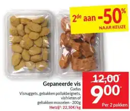 Intermarché Gepaneerde vis aanbieding
