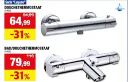Hubo Aquatrends Lugano bad- en douchethermostaat aanbieding