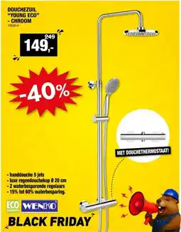 Hubo Wenko Young Eco doucheset chroom aanbieding