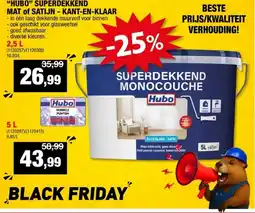 Hubo HUBO SUPERDEKKEND MAT of SATIJN - KANT-EN-KLAAR aanbieding