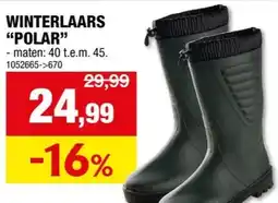 Hubo WINTERLAARS POLAR aanbieding